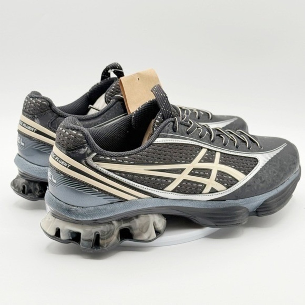 Asics Gel Kinetic Influence Size 8 Mens Black Vanilla 1203A748-001 NEW